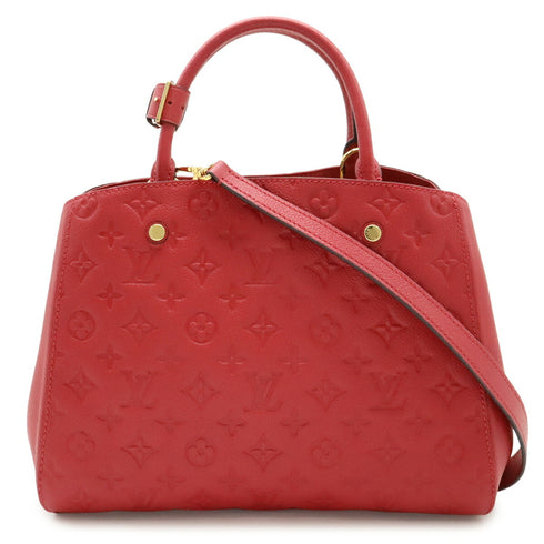 Montaigne Handbag Monogram Empreinte Leather MM