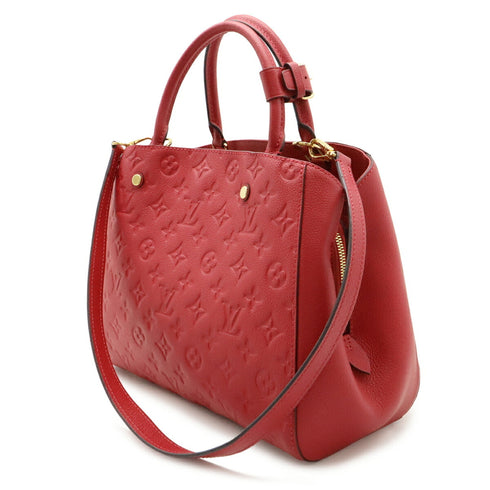 Montaigne Handbag Monogram Empreinte Leather MM