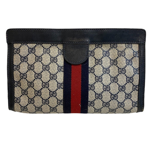 Ophidia Chain Shoulder Bag GG Coated Canvas Small