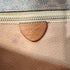 Vintage Saddle Flap Shoulder Bag Macadam Coated Canvas Small