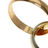 Vendome Louis Cartier Band Ring 18K Tricolor Gold