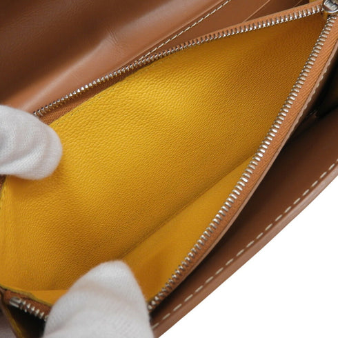 Varenne Continental Wallet with Strap Coated Canvas