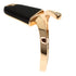 Gelati Ring 18K Rose Gold with Diamond and Onyx
