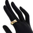 Vendome Louis Cartier Band Ring 18K Tricolor Gold