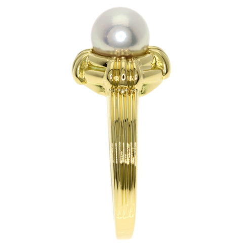 Ring 18K Yellow Gold With Pearl