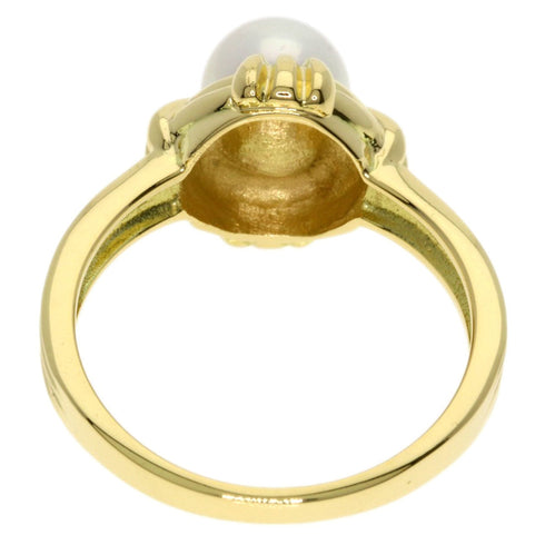 Ring 18K Yellow Gold With Pearl