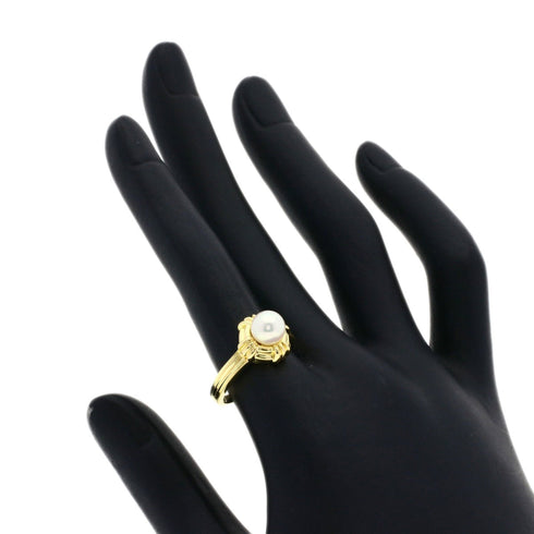 Ring 18K Yellow Gold With Pearl
