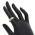 Vendome Louis Cartier Band Ring 18K Tricolor Gold