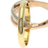 Vendome Louis Cartier Band Ring 18K Tricolor Gold