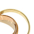 Vendome Louis Cartier Band Ring 18K Tricolor Gold