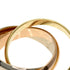 Vendome Louis Cartier Band Ring 18K Tricolor Gold