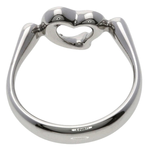 Open Heart Ring Platinum