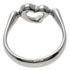 Open Heart Ring Platinum