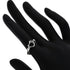 Open Heart Ring Platinum