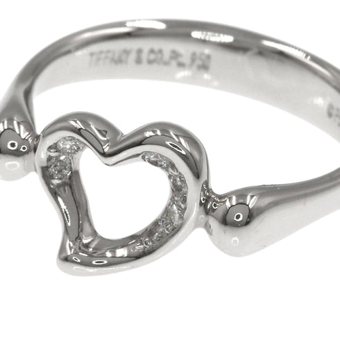 Open Heart Ring Platinum
