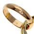 Vendome Louis Cartier Band Ring 18K Tricolor Gold