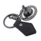 Orb Charm Leather and Metal Ring