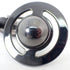 Orb Charm Leather and Metal Ring