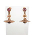 Earrings Pink Gold