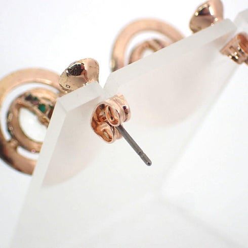 Earrings Pink Gold