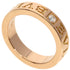 Band Ring 18K Rose Gold and Diamond