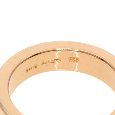 Band Ring 18K Rose Gold and Diamond