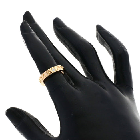Band Ring 18K Rose Gold and Diamond