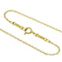 Open Heart Pendant Necklace 18K Yellow Gold 18.1mm
