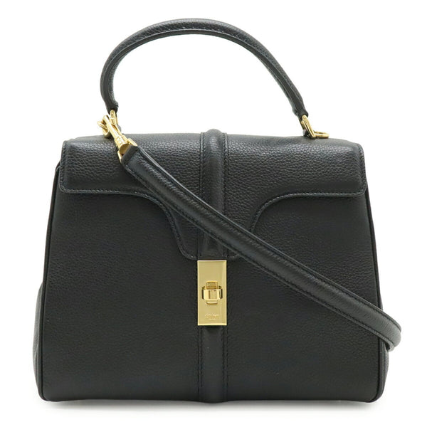 16 Top Handle Bag Grained Calfskin Small