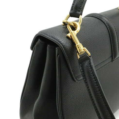 16 Top Handle Bag Grained Calfskin Small