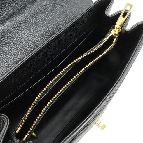 16 Top Handle Bag Grained Calfskin Small