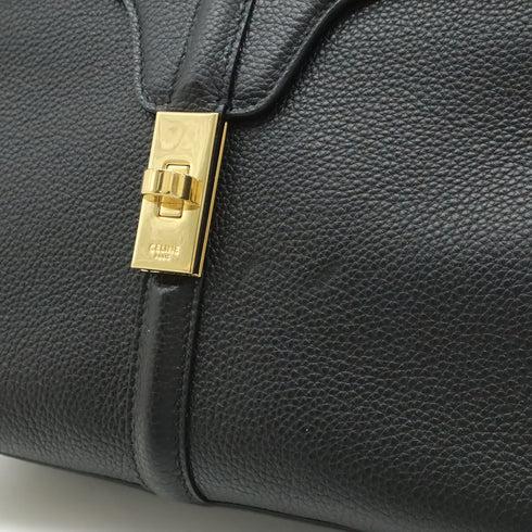 16 Top Handle Bag Grained Calfskin Small