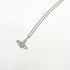 Mini Bar Lelief Pendant Necklace Silver
