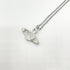 Mini Bar Lelief Pendant Necklace Silver