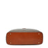 Vintage Saddle Flap Shoulder Bag Macadam Coated Canvas Small