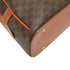 Vintage Saddle Flap Shoulder Bag Macadam Coated Canvas Small