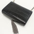 Classic Monogram Tassel Crossbody Bag Crocodile Embossed Leather Small