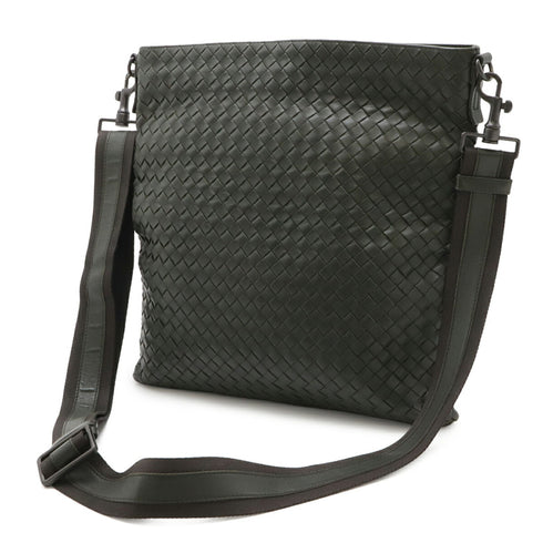Flat Messenger Bag Intrecciato Nappa Medium