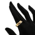 Vendome Louis Cartier Band Ring 18K Tricolor Gold