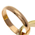Vendome Louis Cartier Band Ring 18K Tricolor Gold