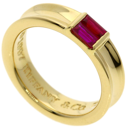 Stacking Ring 18K Yellow Gold with Ruby