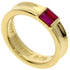 Stacking Ring 18K Yellow Gold with Ruby