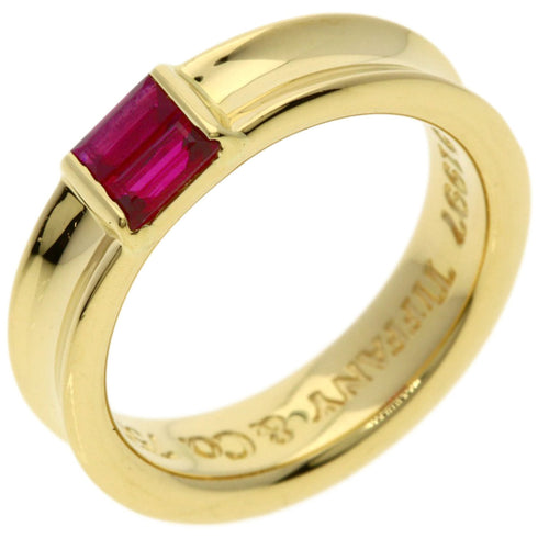 Stacking Ring 18K Yellow Gold with Ruby