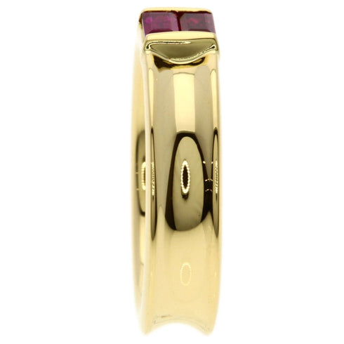 Stacking Ring 18K Yellow Gold with Ruby