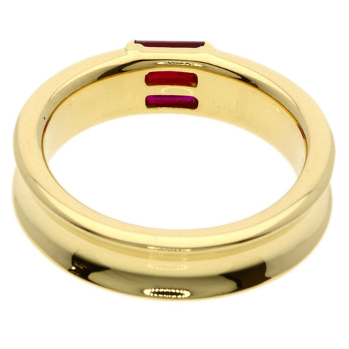 Stacking Ring 18K Yellow Gold with Ruby