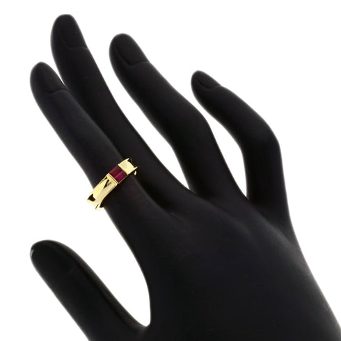 Stacking Ring 18K Yellow Gold with Ruby