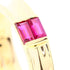 Stacking Ring 18K Yellow Gold with Ruby