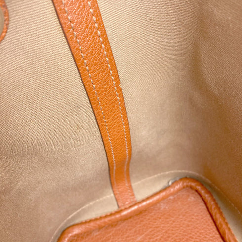 Garden Party Tote Toile and Leather 30