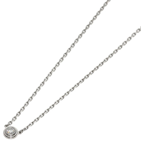 Pendant Necklace 18K White Gold with Diamond