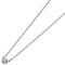 Pendant Necklace 18K White Gold with Diamond